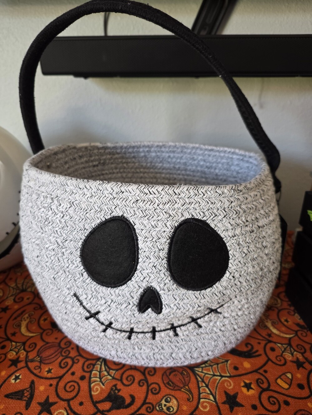Halloween Skeleton Basket